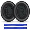 Ainiv Cuscinetti Auricolari di Ricambio Imbottiture per Bose, Cuscinetti Cuffie compatibile con Bose QuietComfort 2/QC35/QC35II/QC25/QC15/AE2/AE2i/AE2w/SoundTrure/SoundLink, Morbida Memory Foam