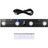 Pedale ricaricabile wireless portatile a 4 pulsanti MIDI a pedale per