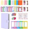 TONYLAIJIANTAO Instant Camera Accessories Bundle Compatible with Fujifilm Instax Mini 9 8 11 12 70 90 Camera Include Mini Photo Album, Film Frames, Wall Hang Frames, Border Stickers (Lila)