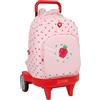 safta GLOWLAB - Zaino grande con ruote, compatto evoluzione, rimovibile, ideale per bambini di diverse età, comodo e versatile, qualità e resistenza, 33 x 22 x 45 cm