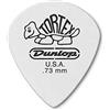 Jim Dunlop Dunlop Plettri Tortex Jazz III, Bianco, 0.73 mm