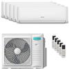 Hisense Condizionatore Hisense Hi-Comfort 2025 penta split 9000+9000+9000+9000+9000 BTU inverter A++ wifi unità esterna 10 kW 5AMW105U4RQC/CF25YR4BG_5