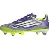 adidas Unisex - Bambini F50 League Soft Ground Football Boots Kids, Purple Rush/Ftwr White/Lucid Lemon, 28 EU