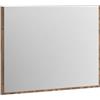 xonox.home - Specchio da parete Bueno 95 x 70 x 2 cm in corpo/frontale basalto melamina e Abs. Nox Oak Nb. - Specchio decorativo per corridoio, pratico ed elegante