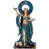 DRW Figura Aradia messaggeri della magia e della liberazione, raffigurante il potere femminile in resina dipinta a mano 20 cm