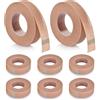 LifgWas Sparadrap Medical Micropore - 6 rotoli, colore carne, per rinoplastica e doppia palpebra adesiva ipoallergenica, 1,25 x 9,14 m, per cure mediche ed estetiche