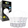CLAR - Lampadina Crepuscolare da Esterno E27, 10W 4000ºK, Pack 5 Pezzi