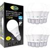 CLAR - Lampadina Crepuscolare da Esterno E27, 10W 4000ºK, Pack 10 Pezzi