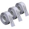 DINGYI 3 rotoli di nastro per etichette D30, trasparente, adesivo trasparente, impermeabile, 14 x 30 mm, 690 etichette di carta termica per stampante per ufficio (3, 14 mm x 30 mm)
