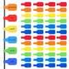 OMJMYY 120 Pezzi Etichette per Cavi, 6 Colori Segnacavi Elettrici Nylon 4.5 x 2 cm, Riutilizzabili Etichette Cavi Elettrici per Organizzare e Identificare i Vari Cavi
