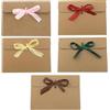 OIXEYA 25 pezzi Busta Kraft, Busta con Nastro, Retrò Busta Kraft Riciclata di Retro Carta Fatti a Mano in stile Vintage, per Inviti Fatti a Mano, Cartoline, Biglietti di Auguri, Matrimonio, Compleanno
