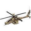 WANGE Modello di Elicottero Apache AH-64 da Assemblare con Blocchi di Costruzione. Modello Aeromodellismo 1:48. Elicottero D'Attacco.