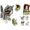 Nuovo Walking Kty Peluche Elettrico Interattivo Gatto di Peluche Meowing Tail Wagging Testa Nodding Gatto Giocattolo Dell'animale Domestico Per I Bambini Regalo  26