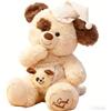 Gisqis Cane Peluche Kawaii 30cm Cagnolino Peluche Cani Morbido Peluches Bambola Regalo per Bambini Compleanno Natale San Valentino