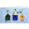 Afie 61-5704 - Carta da parati Panorama, con busta bianca lucida, lucida, lucida, lucida, per casette e uccelli, per nicchietti di neve, feste di fine anno