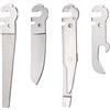 Roxon FT12 Accessorio multiutensile Crea il tuo per Flex (set da 4 pezzi composto da lima diamantata corta, lama a piede di pecora corta, forbici corte e apriscatole e apribottiglie)