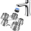 But the cow 1 PzChiave Rompigetto Rubinetto Aeratore, 10 in 1 Chiave Aeratore Rubinetto, Chiave Multifunzione 10 Misure, per Sostituzione Della Filtri Bagno e Cucina (Argento)