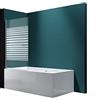 Mai & Mai Parete Vasca da Bagno Doccia, Parete Sopravasca 94x140cm Cabine Doccia Cortona1122 Apertura 180° Nano Rivestimenti