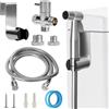 Monemey Doccia Bidet Portatile, Doccetta Per Lavandino In Acciaio Inossidabile, Spruzzatore Bidet Con 1,5M Tubo E Supporto Doccetta Per WC, Accessori Doccia Per L'Igiene Personale Animali