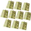 AERZETIX - C58719 - Set di 10 cerniere universali 60x43x1mm con 6 fori rotondi - per porte, armadi, mobili, portagioie, scatola di stoccaggio - in acciaio zincato