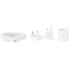 Arlo Caricabatterie Magnetico, 2,4 m, Per Interni, Bianco, Compatibile Con Telecamera Pro 3, 4 (+XL), 5, Ultra 2 (+XL), Floodlight, Go 2 - Accessorio Certificato, VMA5000C