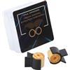 Fyearfly Rullo baffi, strumento per lo styling della barba, bigodini per uomini, accessorio indispensabile per la cura della barba, baffi Styling Modello Barba Shaping Tool Nero