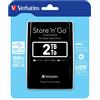 VERBATIM HARD DISK ESTERNO VERBATIM 2TB STORE N GO 2.5 USB 3.0 BLACK