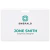 Badge standard 54x86 mm per eventi e ufficio Badsmall personalizzate o neutre