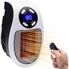 STAKMANN Termoventilatore Mini Stufa Scaldabagno Elettrico con Telecomando e 2 Velocità