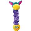 KONG - Squiggles - Gioco per Cani di Peluche Elastico con Squeak (Personaggi Assortiti) - Per Cani Di Taglia Media