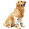 VPB Tutore per Gomito per Cane,Cane Recupero Manica Protezione Gambe,Stecca per Gomito per Cani Regolabile, Anteriori Giuntura Morbida Imbottita Cane Tutore Gomito Manica,Adatto a Cani di Grande(2XL)