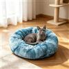 PETCUTE Cuccia per Cane Letto per Gatto da Interno Rotondo Lavabile Letto Peluche Morbido Animale Domestico Taglia Piccola Medio Grande