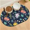METEOROCK Tappetino Ciotole Gatto Assorbente, 61x40,5 cm Tappetino Sottociotola per Cani Antiscivolo per Pavimenti, Sottociotola per Cani Progettato per Famiglie Con Più Animali Domestici