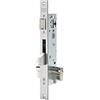 TESA 2210BE Serratura da incasso per profili metallici, entrata 35 mm, finitura grigio inox, scrocco reversibile