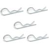 Ganter Normelemente Connettore a molla, in acciaio, GN 1024-ST-6-E, 5 pezzi, rotazione semplice, diametro 6 mm