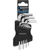 MATADOR Schraubwerkzeuge Matador 04409091 - Set di chiavi esagonali, 1,5 mm - 10 mm, 9 pezzi, forma corta nel supporto, strumento MATADOR n
