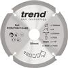 Trend Lama PCD per fibre-cemento 184mm, foro 30mm, 4 denti | Taglia pannelli in fibra-cemento con denti PCD, gancio +12°, taglio 2,2mm per finitura grossa. PCD/FSB/1844B