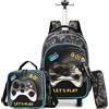 HTgroce Zaino Trolley Bambini Zainetto Scuola Elementare Bambino, Zainetto Scuola