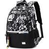 Amythe Zaino Scuola Media e Superiore per Ragazzi Leggero Grande | Zaino Porta pc 15.6 Borsa Casual Adolescenti, Moda Idrorepellente Pettorina, Adatto al Trolley, Ritorno Scuola / Viaggio