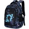 Amythe Zaino per Ragazzi - Scuola Elementare e Media - Zaino Ragazzo Grande Luminoso Notturno con Scomparto 15.6 Laptop, Ergonomico, Idrorepellente, Zaini Casual Adolescenti, Nero