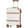 COOLIFE Valigia Cabina 55x40x20 EasyJet Ryanair Bagaglioamano Rigida PC+ABS | Lucchetto TSA 4 doppie ruote, leggera - Ideale per priority boarding, weekend & city break