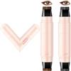 KTouler Set di 2 timbri per eyeliner, in gel liquido, impermeabili, naturali, resistenti alle macchie, pieghevoli, per trucco, eyeliner (nero e marrone)