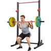VEVOR Attrezzatura Multifunzionale per Panca Power Rack con Ganci a J Regolabili a 28 Livelli, Allenamento della Forza per 362 kg, Palestra Domestica per Squat con Bilanciere, Sollevamento Pesi