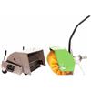 AgriEuro Premium Accessorio Spazzolatrice SPR 100 con raccoglitore - Spazzola da cm 100 per motocoltivatore
