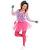Fun Shack Vestito Anni 80 Donna - Costume Carnevale con Accessori, Abito Tutù per Feste, Halloween e Party Tematici., Taglia Unica