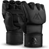 Flintronic Guanti da Boxe, Sacco da Boxe Guanti, Tessuto Traspirante sul Palmo, Mezzo Dito MMA Kickboxing Sparring Arti Marziali Box Guanti di Formazione (L)