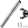 QUMOX Pompa per biciclette portatili per mini bici pompa per biciclette ad alta pressione - Adatto a presta e schrader - pompa per pneumatici per biciclette per bici da strada, montagna e BMX
