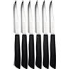 Olivia Coltelli bistecca seghettati in acciaio inox 6 pezzi Made in Italy