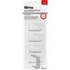 Olivia Fermatovaglia clip con Molla in acciaio inox 5x4x0,9cm 4 pezzi
