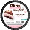 Olivia Stampo crostata antiaderente 30x5,5cm acciaio verniciato